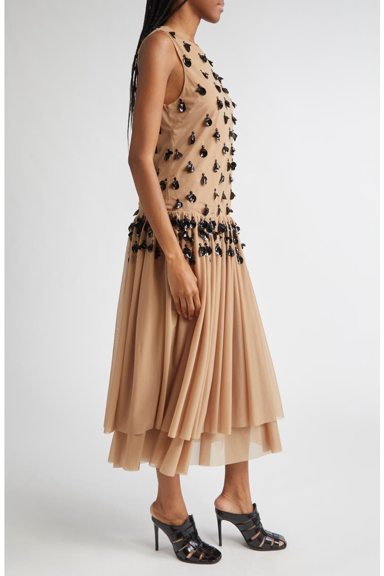 Embellished Cocktail Dress, Alternate, color, GINGER