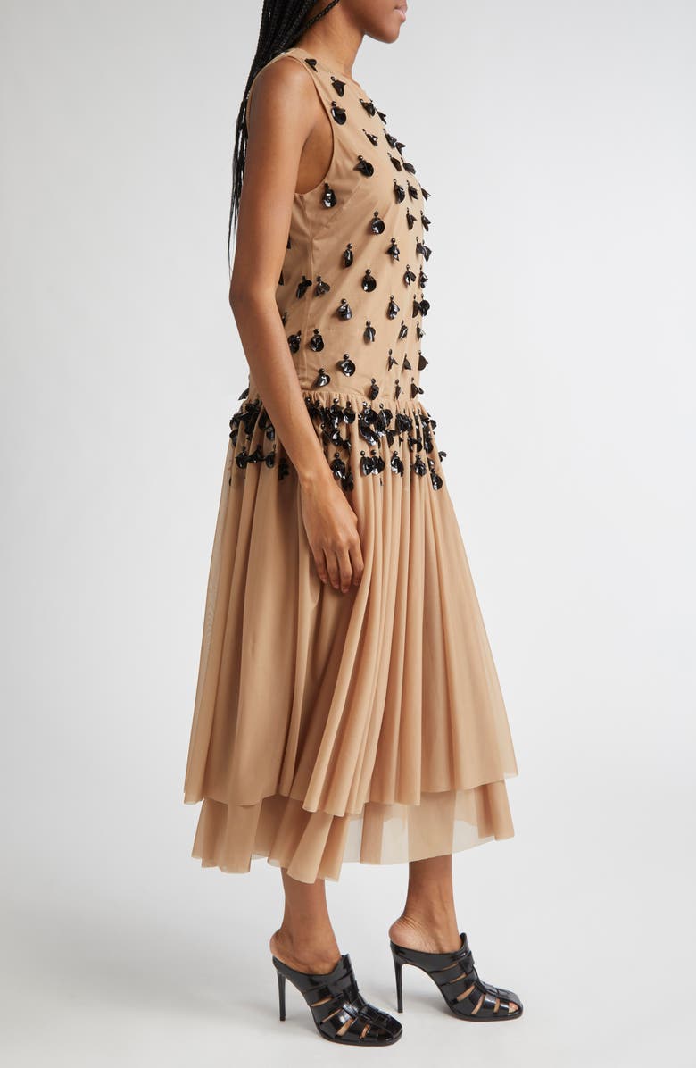 Diotima Embellished Cocktail Dress, Alternate, color, Ginger