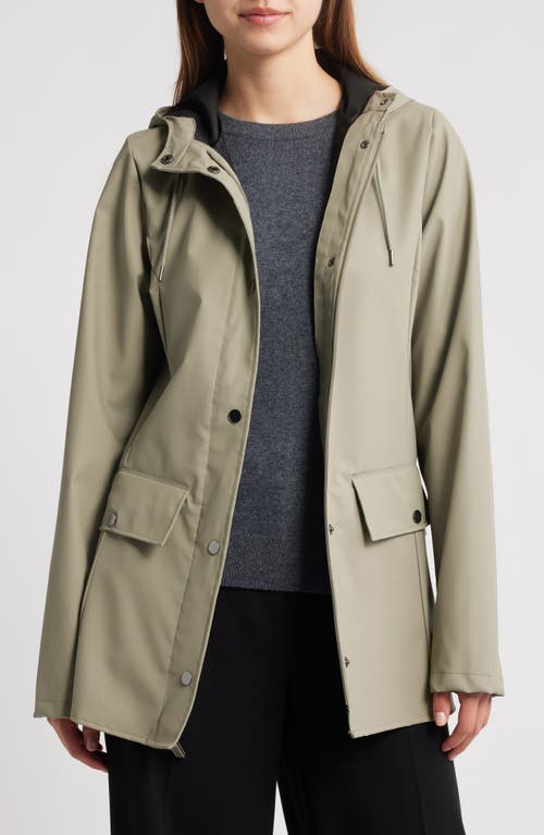 Rains Curve Waterproof Rain Jacket In Green
