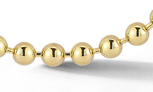 Yield Of Men 3mm Ball Chain Necklace In Gold