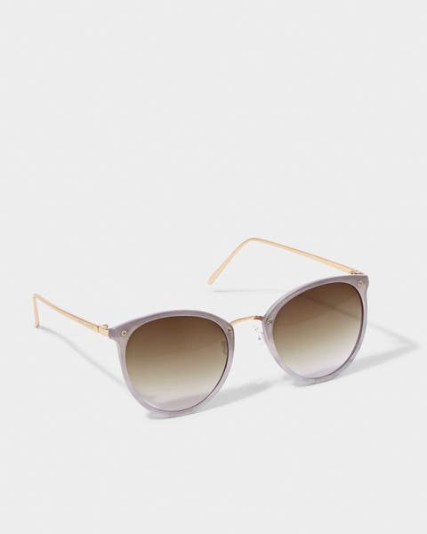 Santorini Sunglasses in Taupe Gradient