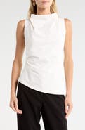 JBQ Caden Cowl Neck Cotton Top