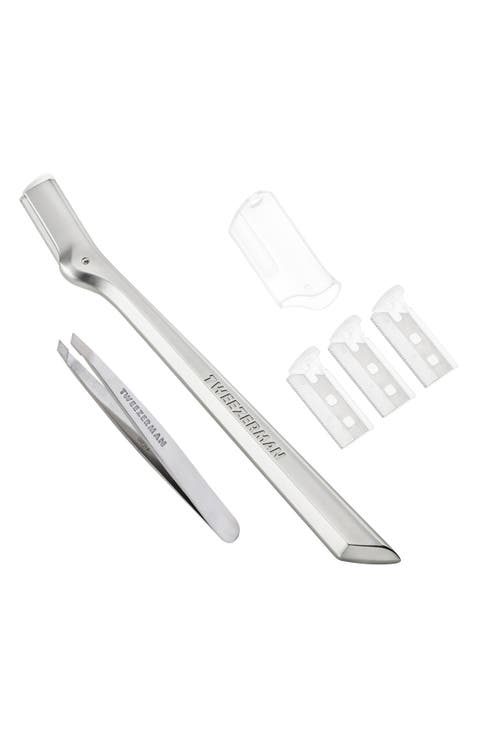 2-Pack Brow Razor & Mini Tweezer Set