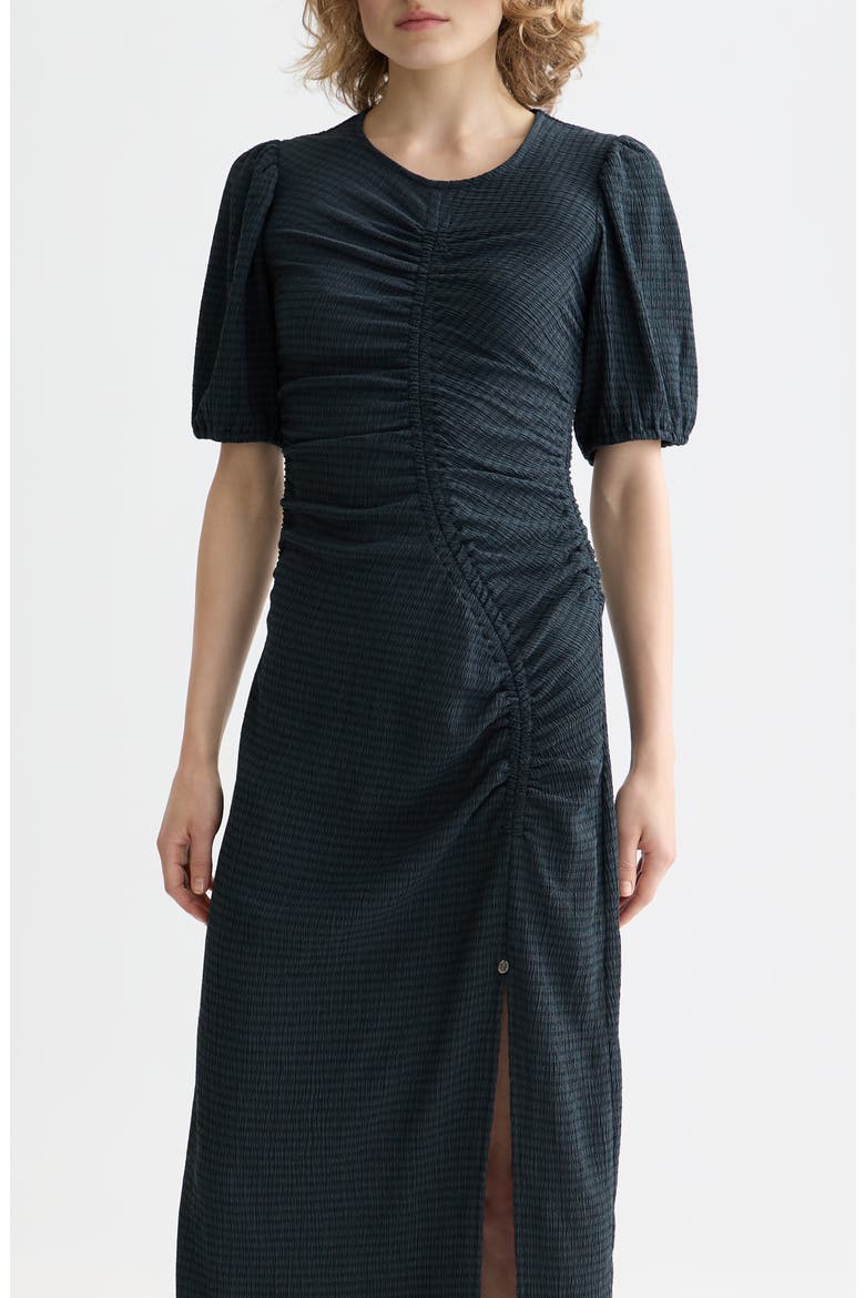 Open Structured Jersey Midi Dress, Alternate, color, CARBON