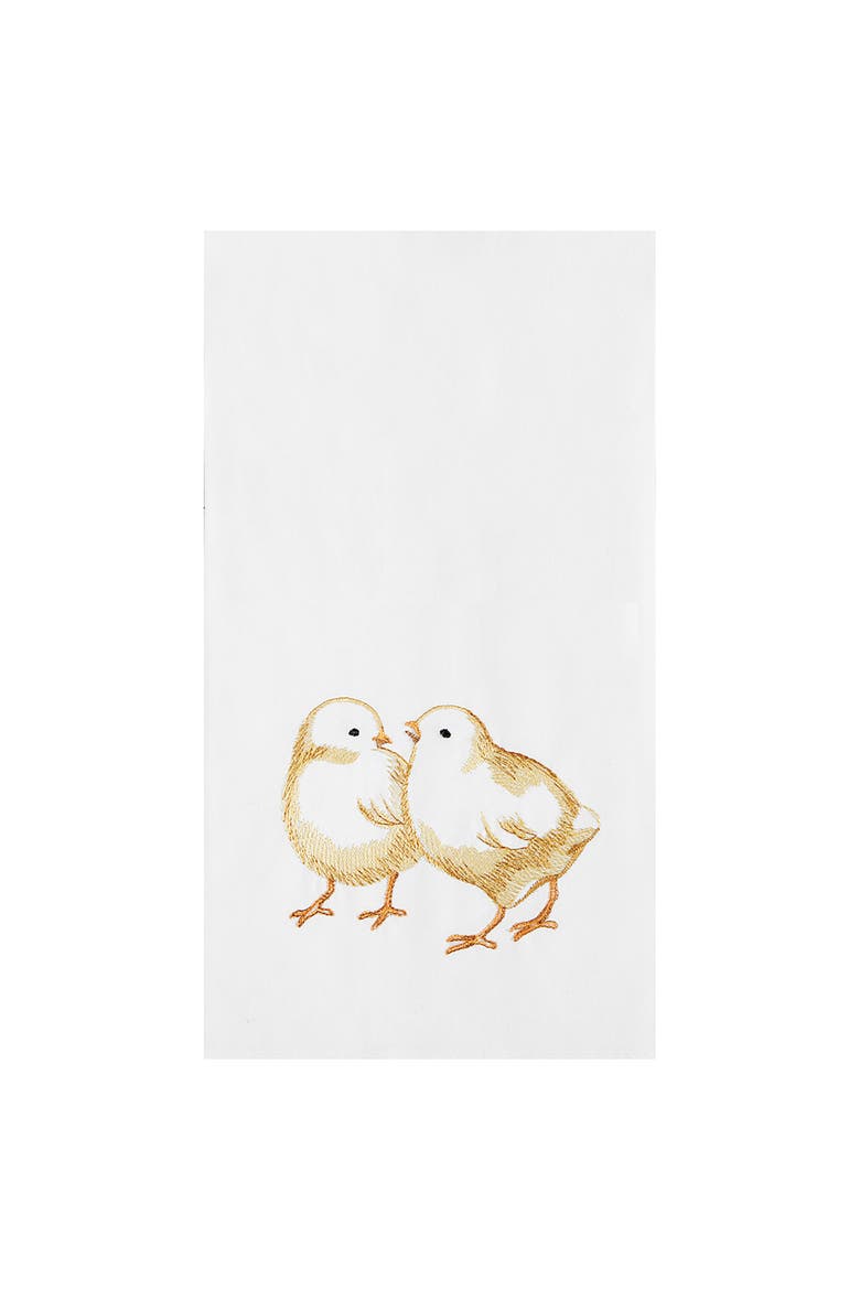 Chicks Flour Sack Cotton Kitchen Towel, Main, color, White