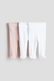 H&M 3-pack Foldover-waist Leggings