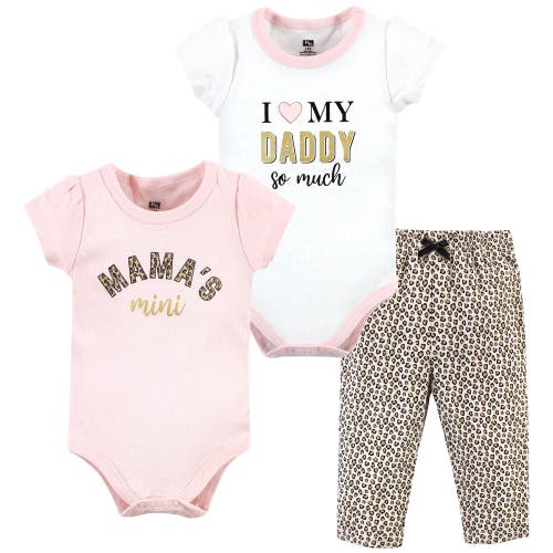 Hudson Baby 2 Bodysuits And Pant In Multi
