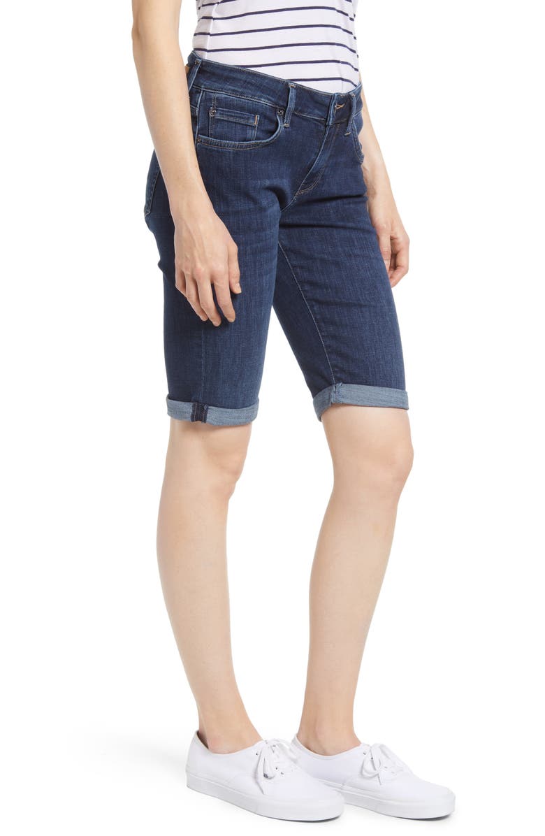 Mavi Jeans Karly Denim Bermuda Shorts, Alternate, color,