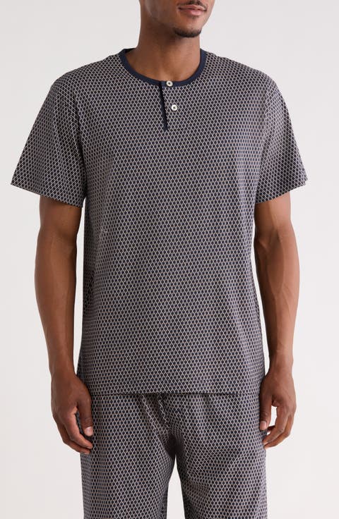 Short Sleeve Cotton Henley