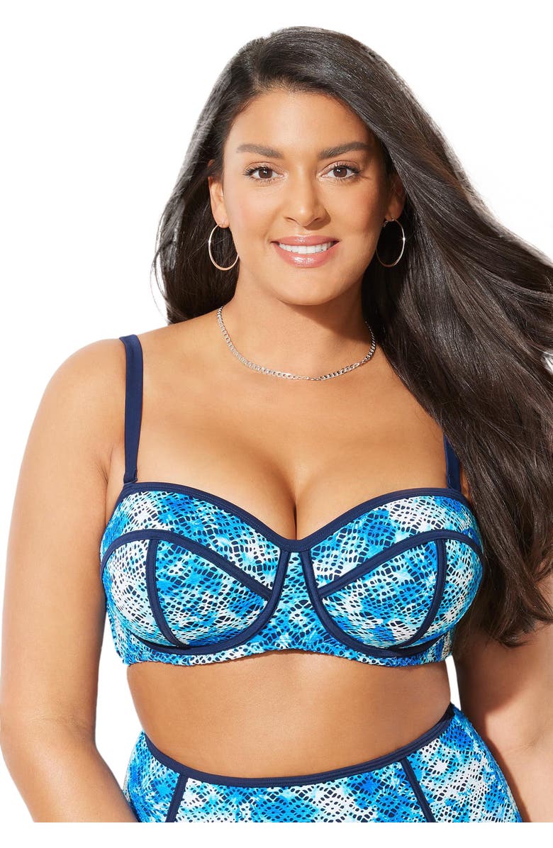 Swimsuits for All Madame Crochet Underwire Bikini Top, Main, color, Crochet