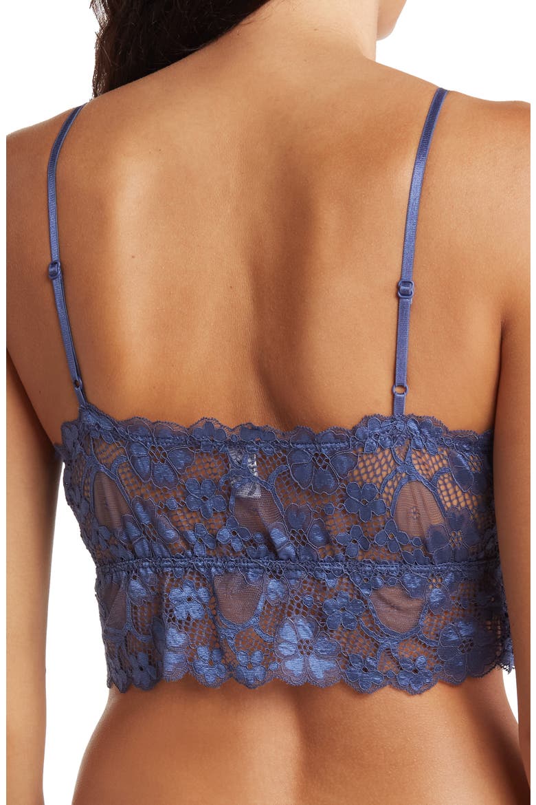 Lace Spaghetti Strap Bralette, Alternate, color, V BLUE
