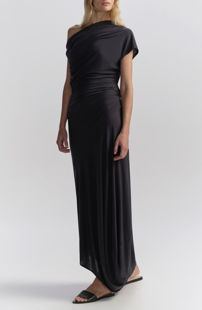 A.L.C. Halle Jersey Midi Dress, Alternate, color, Night Blue