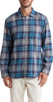 Tommy Bahama Lakeside Plaid Flannel Button-Up Shirt
