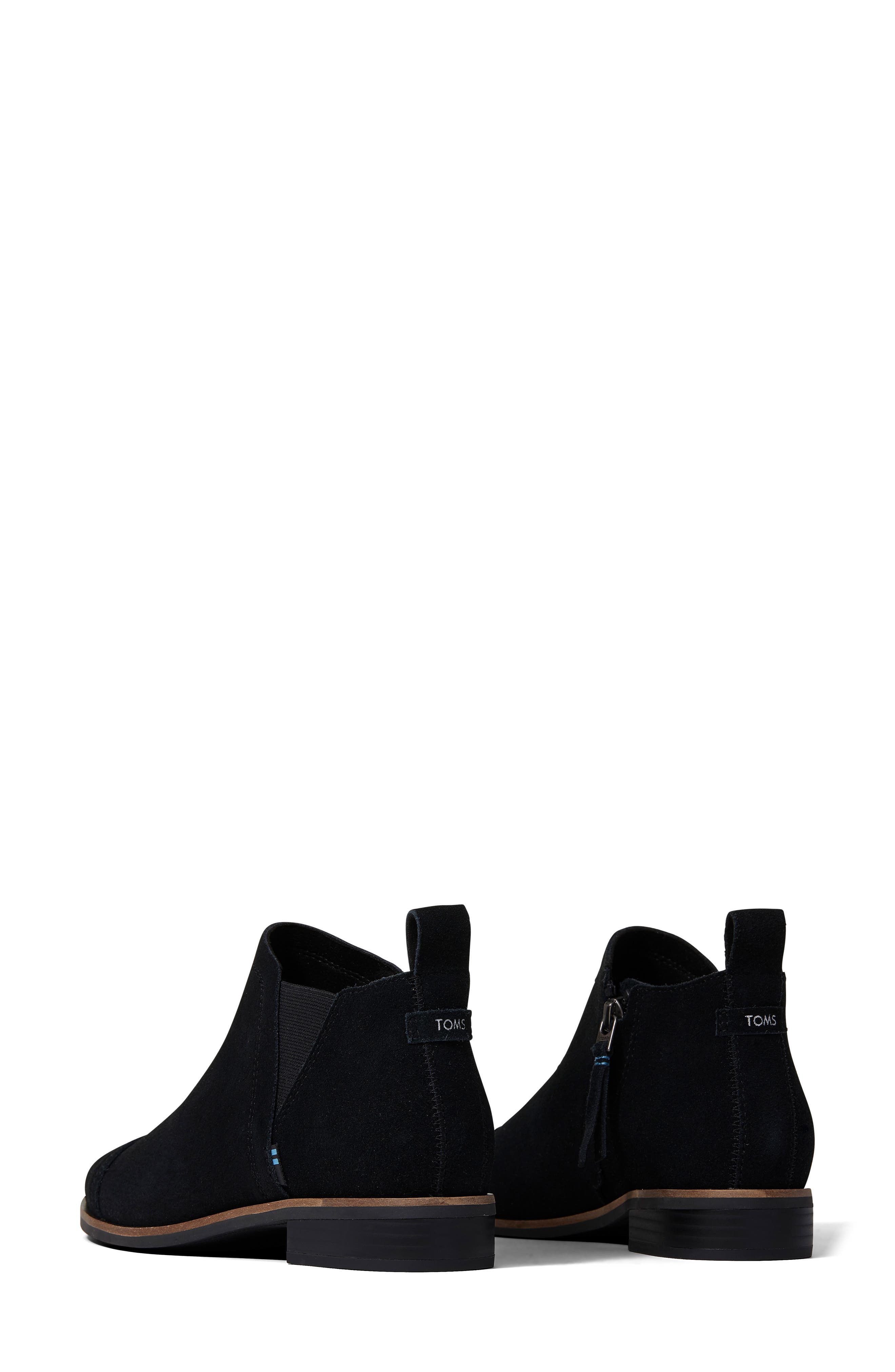Reese Cap Toe Chelsea Boot, Alternate, color, BLACK BLACK