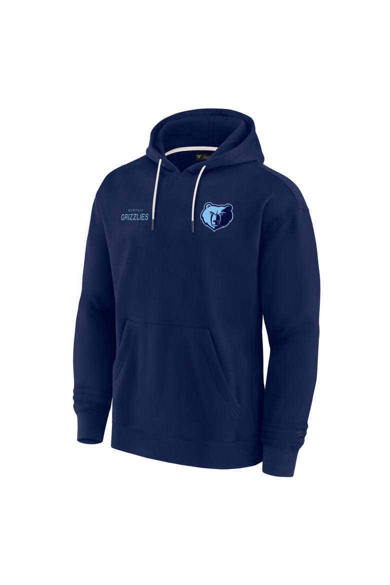 Unisex Fanatics Signature Navy Memphis Grizzlies Elements Super Soft Fleece Pullover Hoodie, Alternate, color, Navy