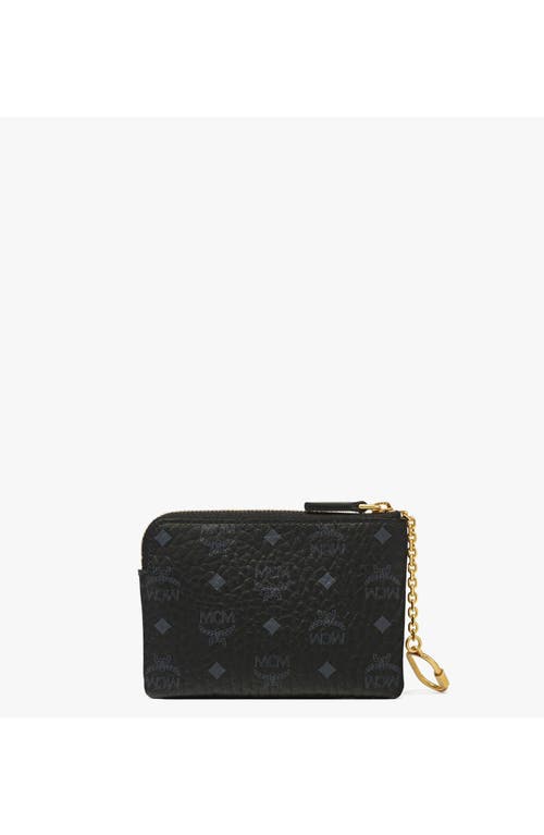Mcm Aren Card Pouch In Black