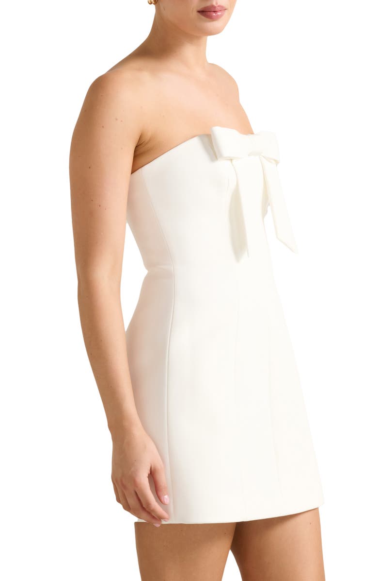 Harper Bow Detail Strapless Minidress