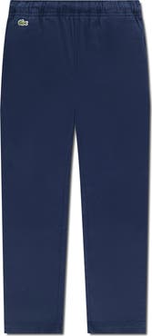 Lacoste Kids' Stretch Organic Cotton Twill Pants