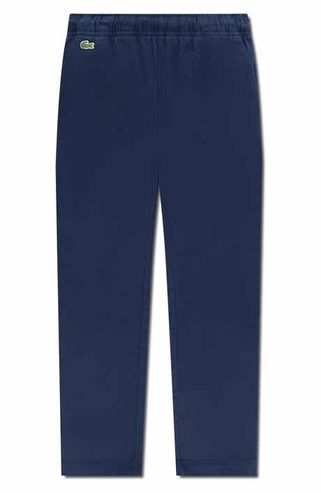 Lacoste Kids' Stretch Organic Cotton Twill Pants