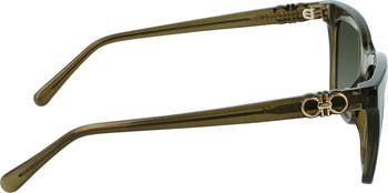 Gancini 54mm Rectangular Sunglasses