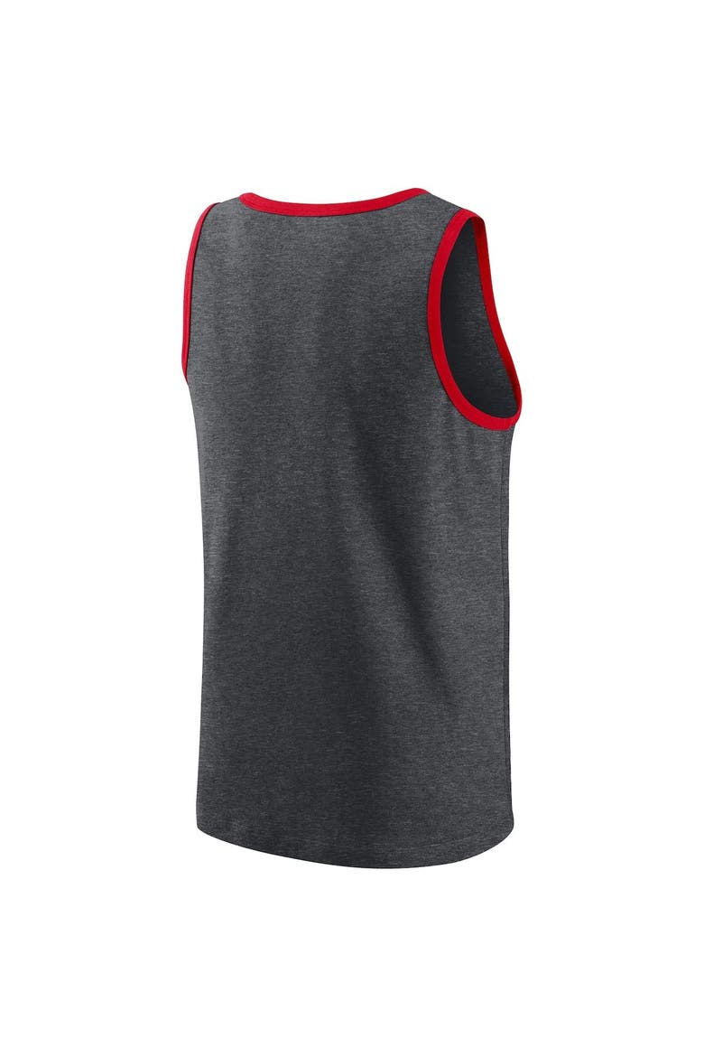 Men's Nike Heathered Charcoal Kansas City Chiefs Tri-Blend Tank Top, Alternate, color, Heather Charcoal