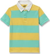 Lands' End Boys Short Sleeve Rugby Polo