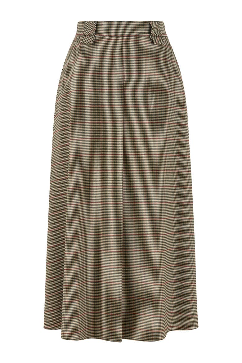 Printed Midi Skirt, Alternate, color, Multi-Colored