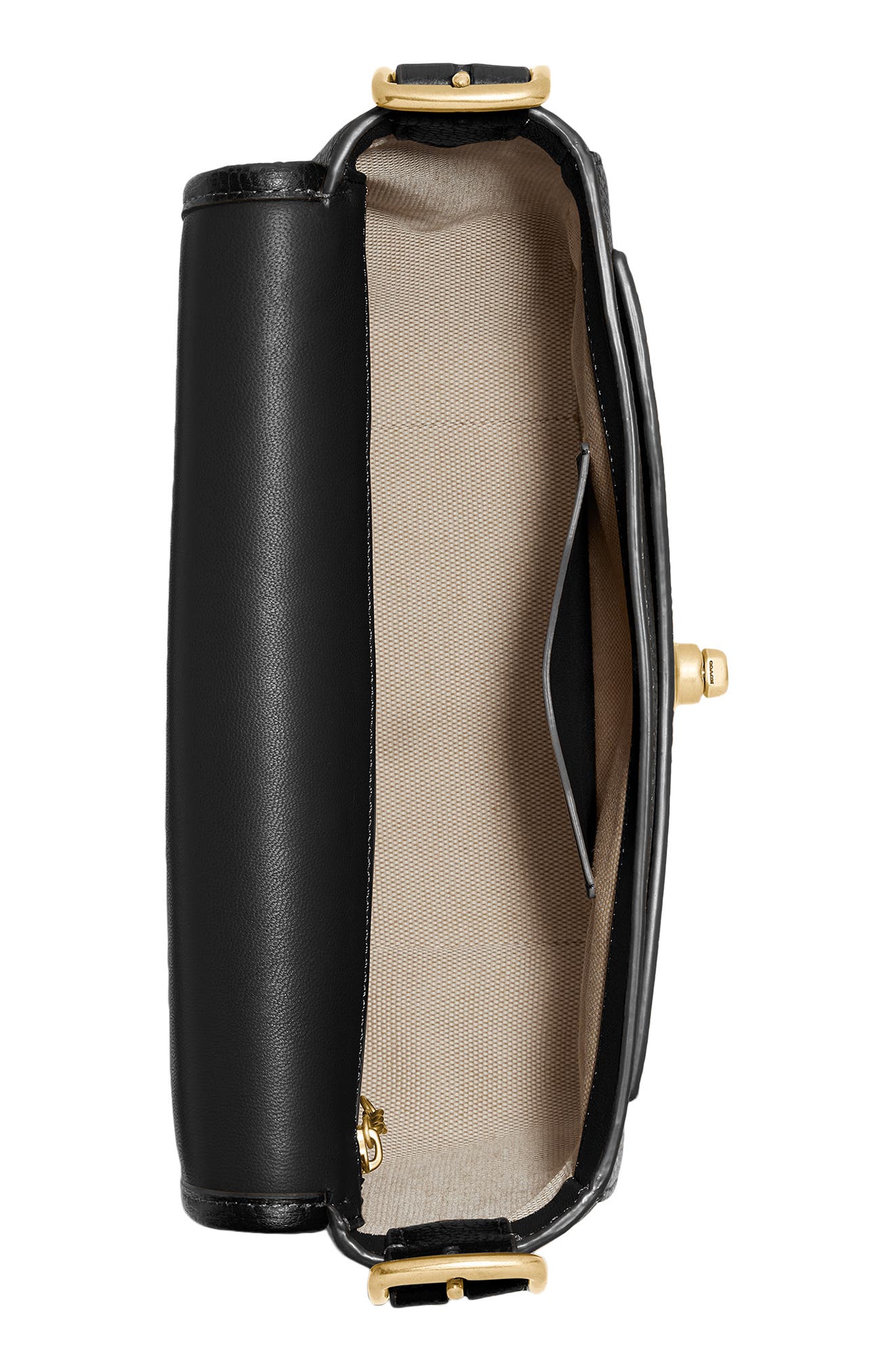 COACH Rambler Pebble Leather Crossbody Bag, Alternate, color, 