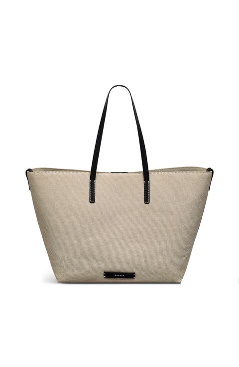 Dukes Place - Canvas Large Open Top Tote Bag