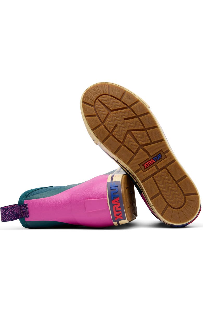 XTRATUF Waterproof Ankle Deck Boot, Alternate, color, Transformative Teal