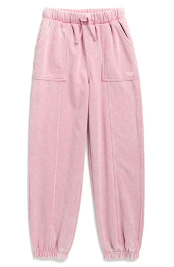 Roxy Kids' Shoreline Joggers In Pink