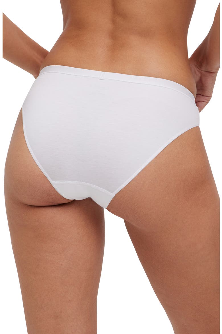 Daily Comfort 2-Pack Stretch Cotton Bikini Briefs, Alternate, color, WHITE