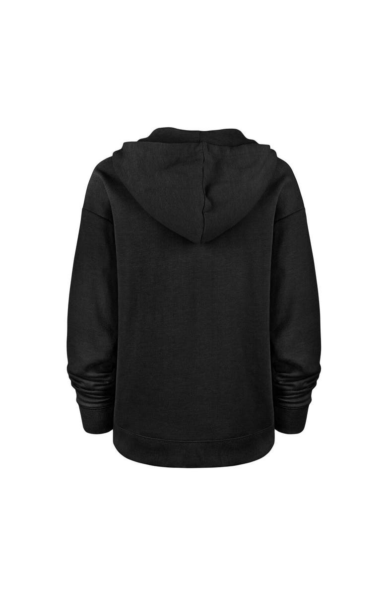 '47 Women's '47 Black San Francisco 49ers Color Rise Kennedy Pullover Hoodie, Alternate, color, 