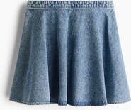 H&M Circle-cut Denim Skirt