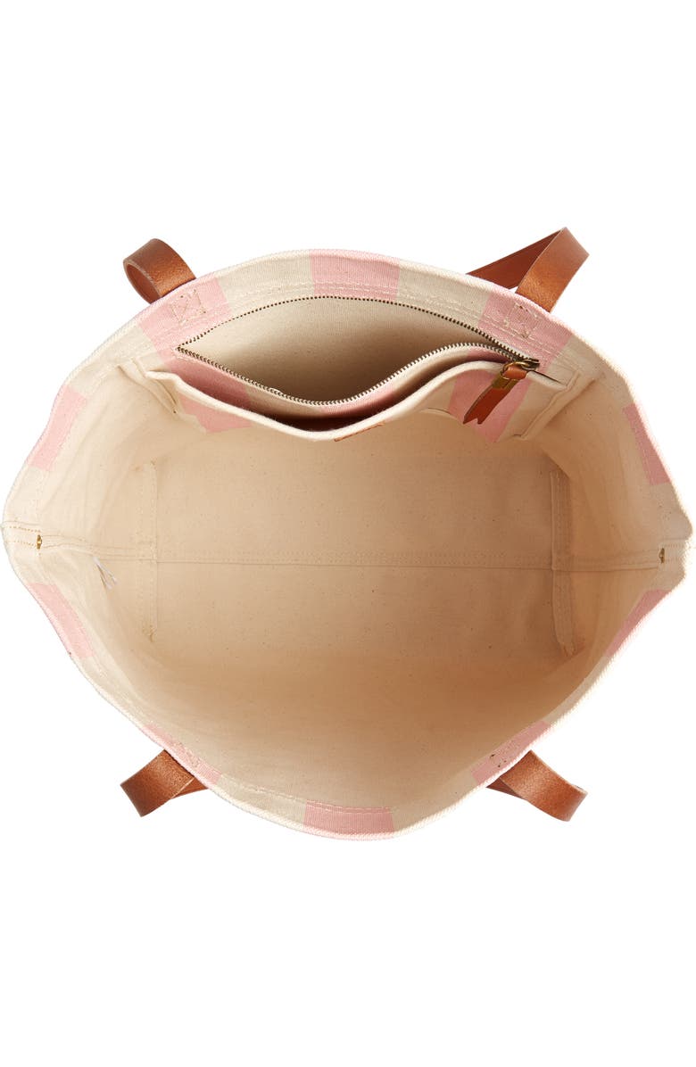 Madewell Stripe Canvas Tote, Alternate, color,