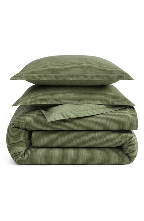 San Andreas Textured Cotton Duvet Set