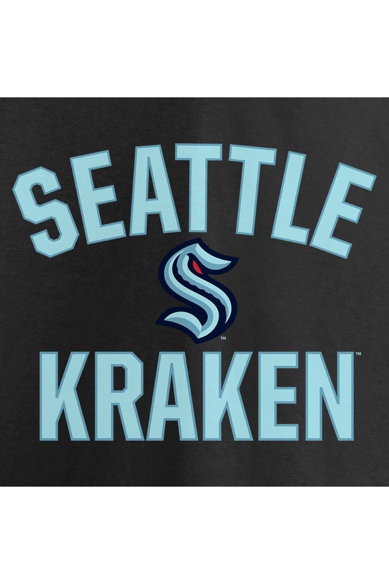 Men's Fanatics Branded Black Seattle Kraken Victory Arch Long Sleeve T-Shirt, Alternate, color, BLACK