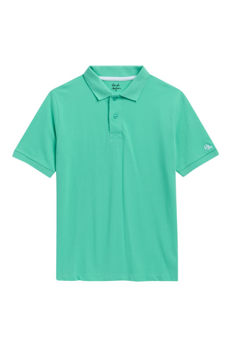 Kids' Polo, Main, color, TURQUOISE