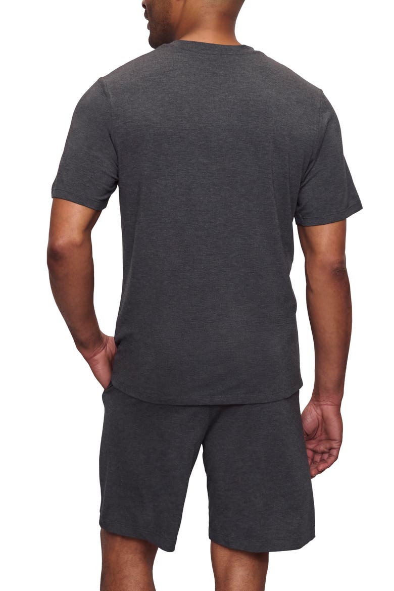 Henry Stretch Tencel® Modal Short Pajamas, Alternate, color, CHARCOAL HEATHER