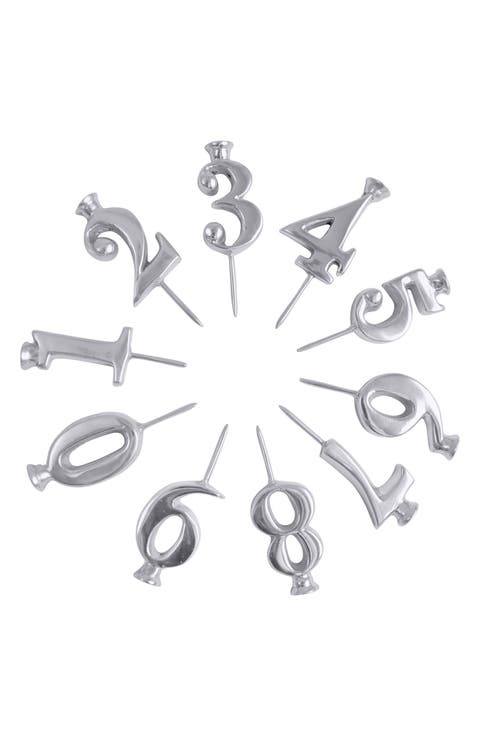 Number Candleholder Set