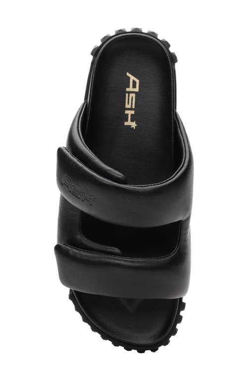 Ash Women's Twist Slide Sandals In Black