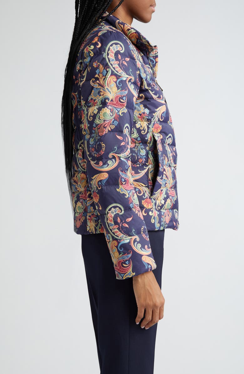 Etro Paisley Down Puffer Jacket, Alternate, color,