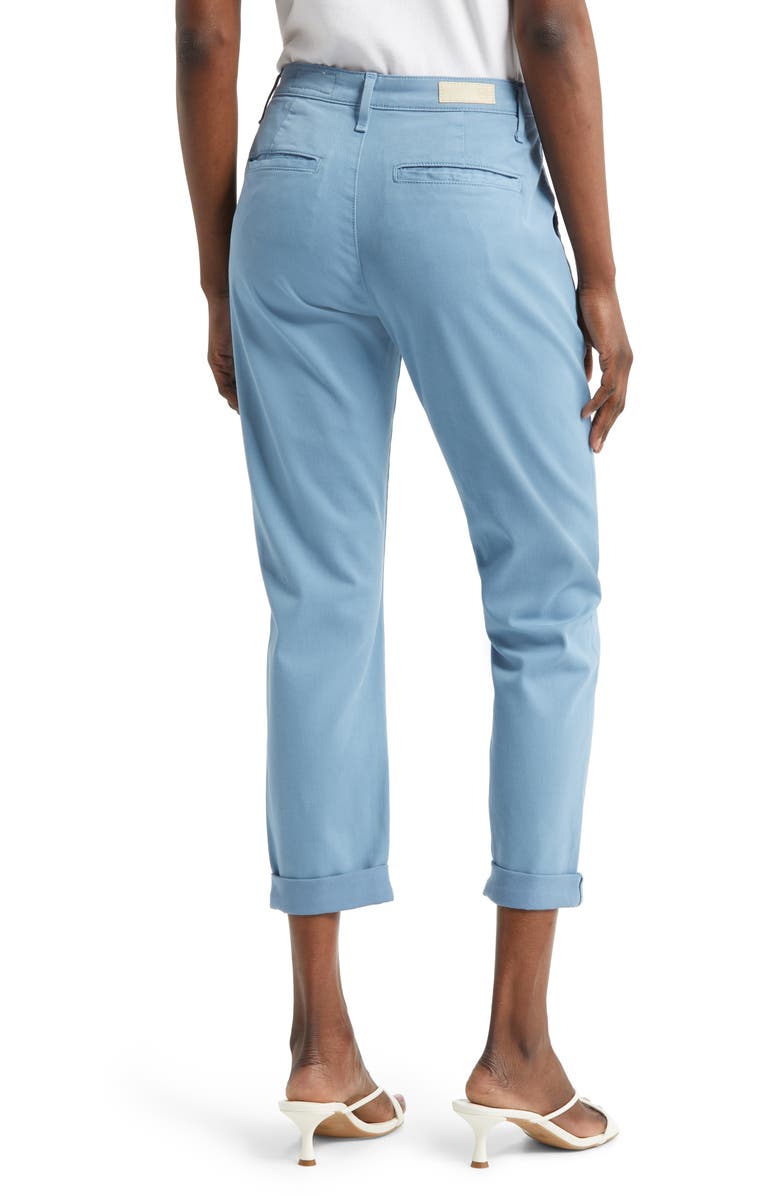 AG Caden Crop Twill Trousers, Alternate, color, Clear Skies