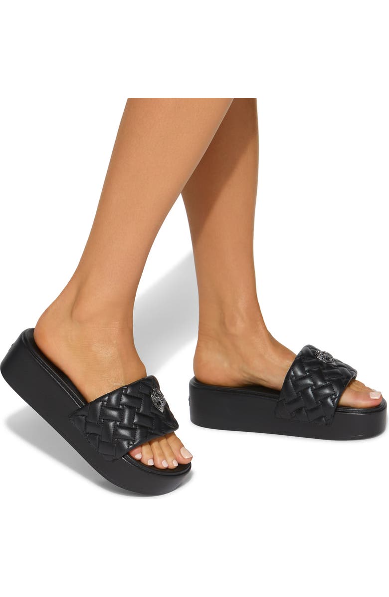 Kurt Geiger London Meena Eagle Platform Sandal, Alternate, color, Black