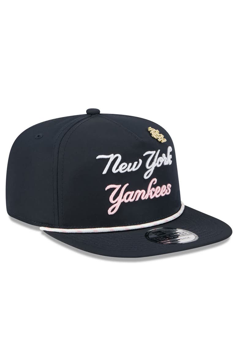 Men's New Era  Navy New York Yankees 2025 Big League Chew Golfer Snapback Hat, Alternate, color, Navy