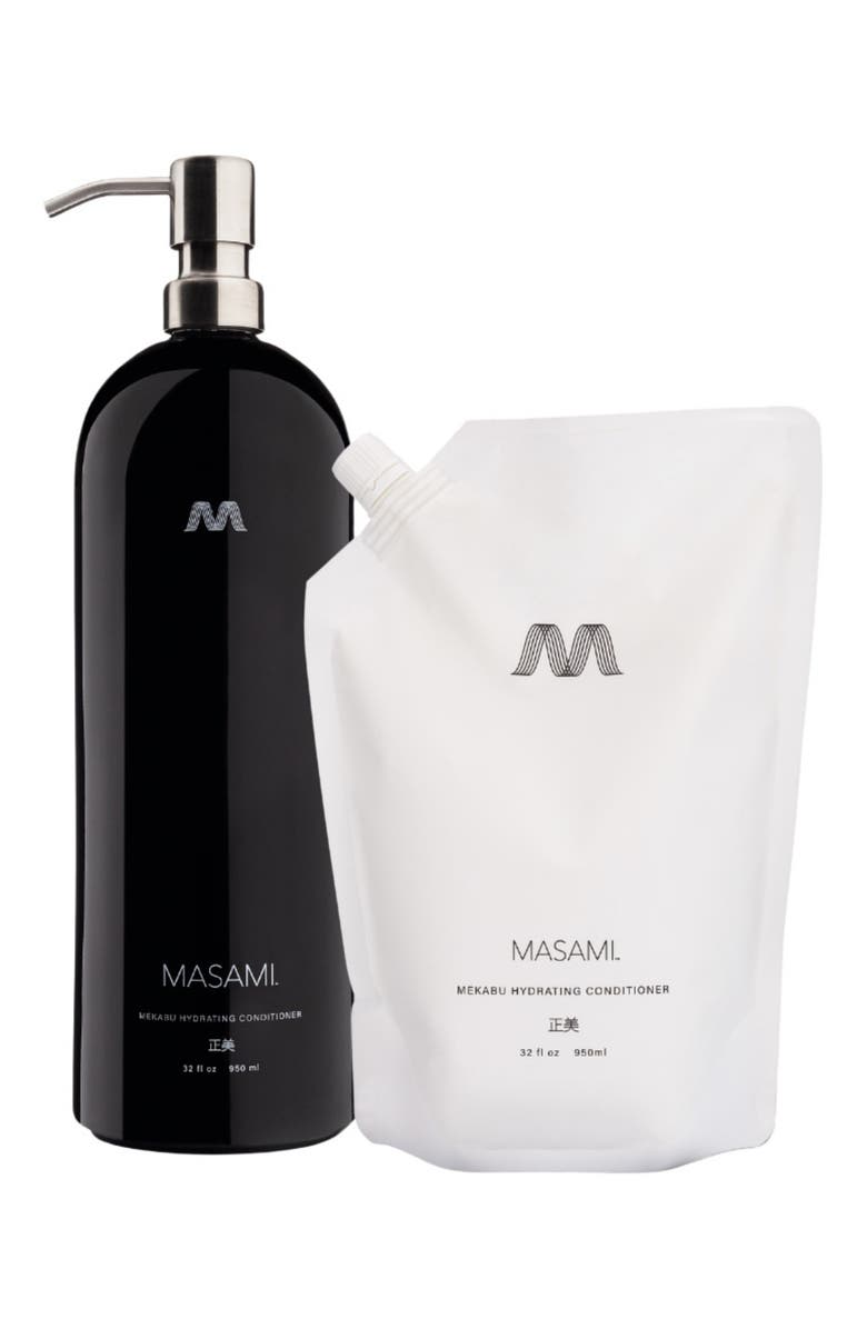 Masami Pro-Ocean Refillable Conditioner Bottle, Main, color, Green