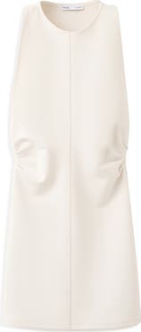 MANGO Starring Hailey Bieber Open Back Minidress