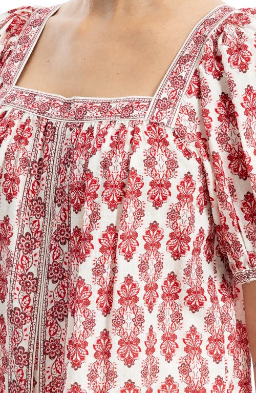 MAX STUDIO MAX STUDIO PUFF SLEEVE TOP