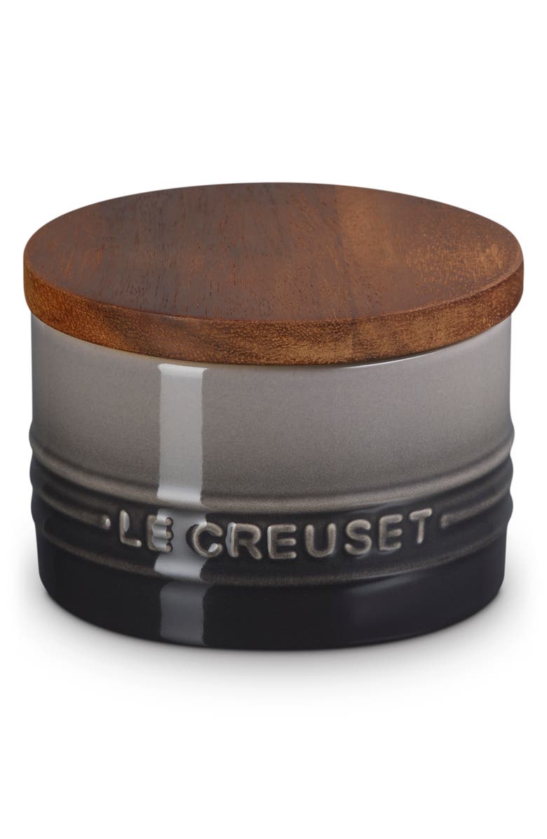 Le Creuset Signature Stoneware 7-Ounce Storage Canister, Main, color, Oyster