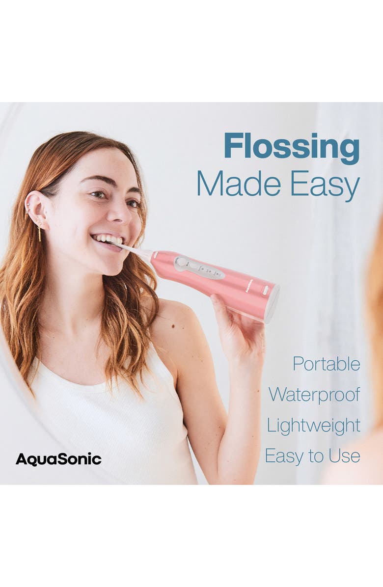 AQUASONIC Aqua Flosser, Alternate, color, Rose Gold